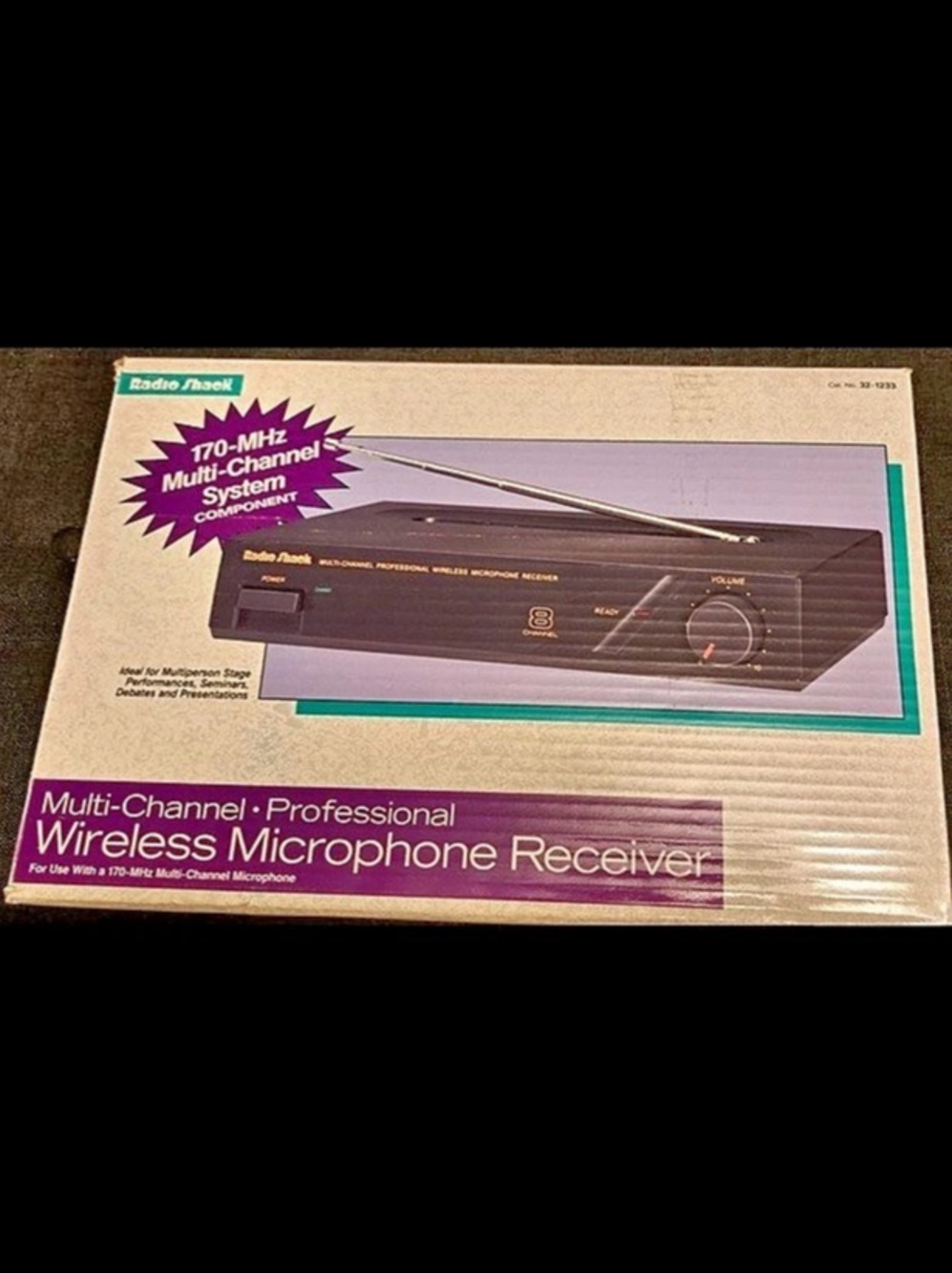 Radio Shack Multi-Channel Professional Wireless Microphone Receiver Wireless